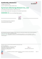 Synercare (Nantong) Biotech Co. Ltd ligne de production en usine