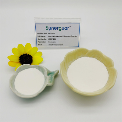 La gomme de guar supérieure de qualité supérieure a un haut degré de substitution et une grande transparence pour les soins à domicile.