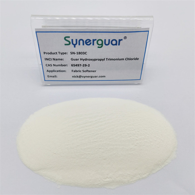 La gomme de guar supérieure avec la haute qualité a le niveau élevé de la substitution et du haut transparent pour l'adoucissant