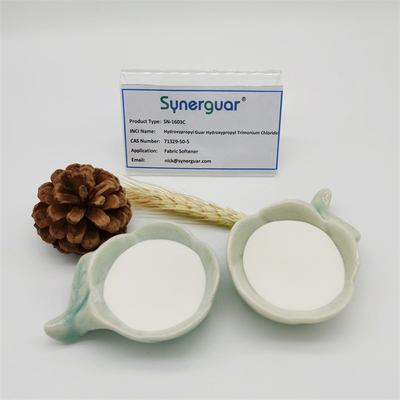 La gomme de guar cationique supérieure de qualité supérieure a un degré moyen de substitution et une transparence élevée pour l'assouplissant textile
