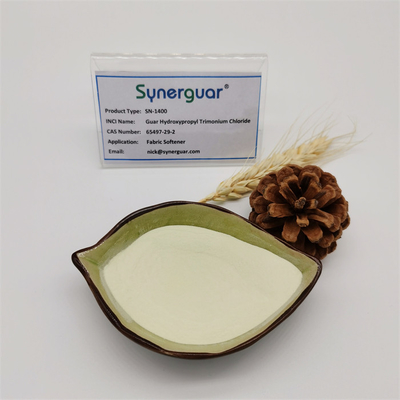 La gomme de guar senior de haute qualité a une faible viscosité et un degré moyen de substitution pour l'adoucissant.