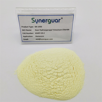 La gomme de guar senior de haute qualité a une viscosité élevée et un degré moyen de substitution pour les soins à domicile.