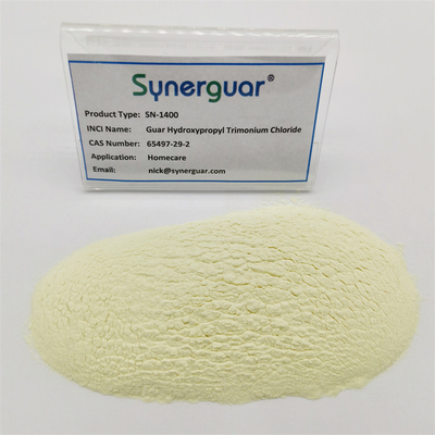 La gomme de guar senior de haute qualité a une faible viscosité et un degré moyen de substitution pour les soins à domicile.