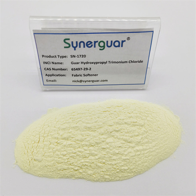 La gomme de guar supérieure avec de haute qualité a la viscosité et le niveau élevé moyens de substitution pour l'adoucissant