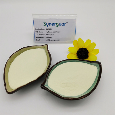 La gomme de guar supérieure avec de haute qualité a le degré de substitution de grande viscosité et moyen superbe pour des soins de la peau