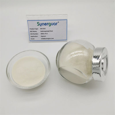 La gomme de guar de base avec des performances de coût élevées a une viscosité moyenne et un degré élevé de substitution au gypse