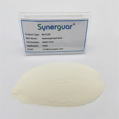 La gomme de guar de base avec des performances de coût élevées a une viscosité élevée et un haut degré de substitution pour la peinture