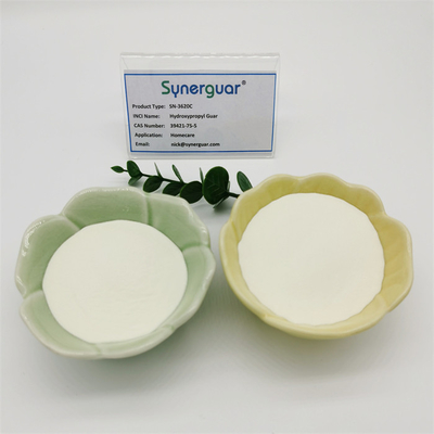 La gomme de guar supérieure de qualité supérieure a une viscosité moyenne et une transparence élevée pour les soins à domicile.