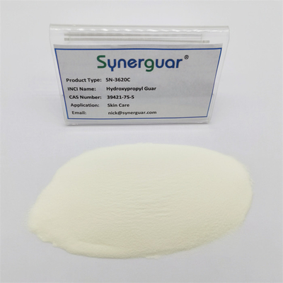 La gomme de guar hydroxypropylique supérieure avec la haute qualité a la viscosité moyenne et le haut transparent pour des soins de la peau