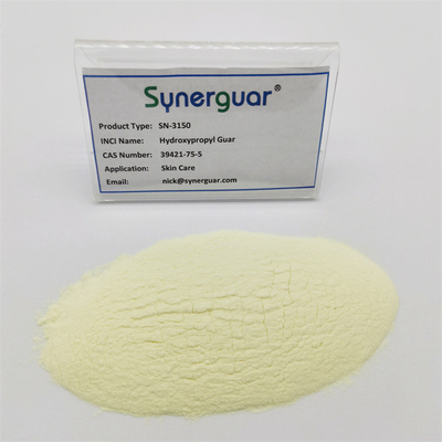 La gomme de guar supérieure avec de haute qualité a le degré de substitution de grande viscosité et moyen superbe pour des soins de la peau