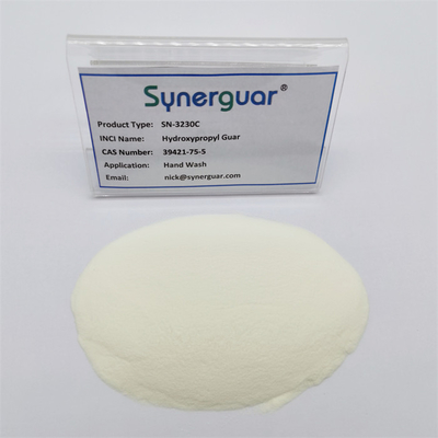 Gomme de guar de transparent de lavage de main la haute dans la viscosité moyenne de soins de la peau a dérivatisé