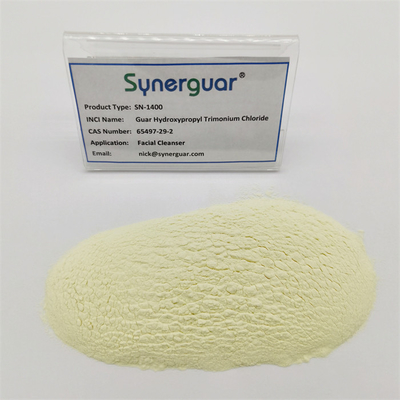 Gomme de guar faciale supérieure de détergent pour épaissir le chlorure hydroxypropylique de Trimonium de basse viscosité