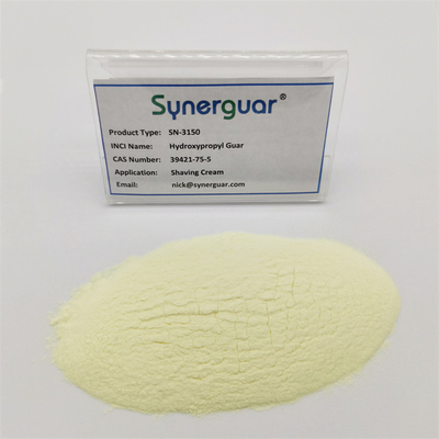 Transparent moyen de crème à raser de cosmétiques hydroxypropyliques carboxyméthyliques supérieurs de guar
