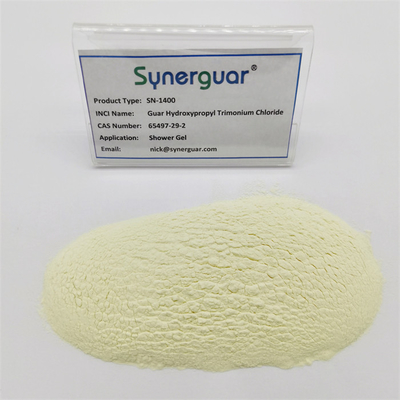Transparent moyen de poudre de soin personnel de gomme de basse viscosité de gel pur de guar