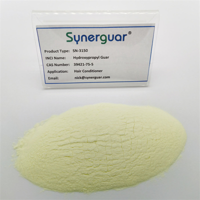 Soins capillaires moyens 39421-75-5 de grande viscosité superbe de guar de substitution hydroxypropylique