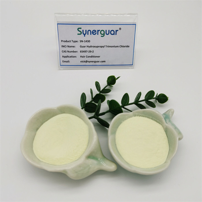 Chlorure moyen de Hydroxypropyltrimonium de conditionneur pour cheveux de transparent de soins capillaires de grande viscosité de guar