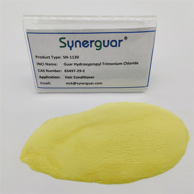 Conditionneur pour cheveux de base de gomme de guar de bas de transparent de guar chlorure hydroxypropylique de grande viscosité de Hydroxypropyltrimonium