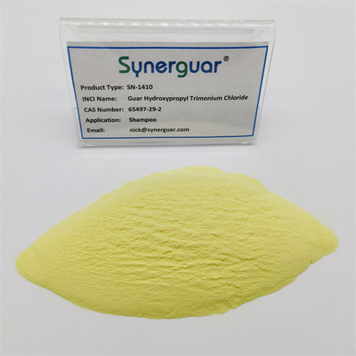 Transparent de soins capillaires de guar de shampooing le bas saupoudrent les cheveux hydroxypropyliques de chlorure de Hydroxypropyltrimonium