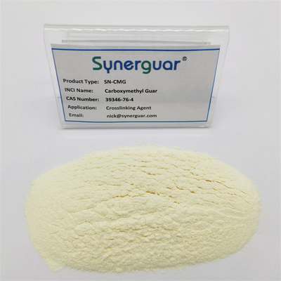 La gomme de guar carboxyméthylique avec de haute qualité a le degré de substitution de grande viscosité et moyen pour réticuler l'agent