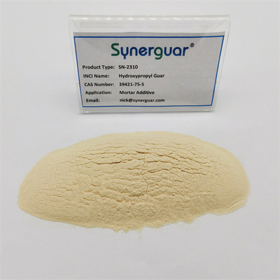 Additif supérieur de latex de poudre de substitution de guar de pâte hydroxypropylique de gomme pour le mortier
