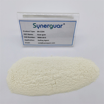 Poudre comestible de guar de gomme d'agents de Pale Yellow Viscous Natural Gelling