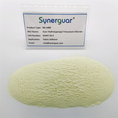 La gomme de guar senior de haute qualité a une faible viscosité et un degré moyen de substitution pour l'adoucissant.