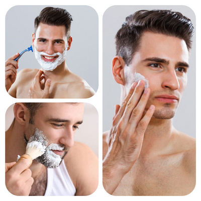 Transparent moyen de crème à raser de cosmétiques hydroxypropyliques carboxyméthyliques supérieurs de guar