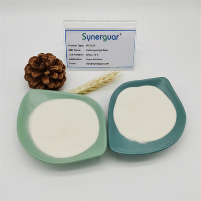 Guar additif de guar de pâte d'hydrate d'individu saupoudrent la basse gomme 412 de transparent