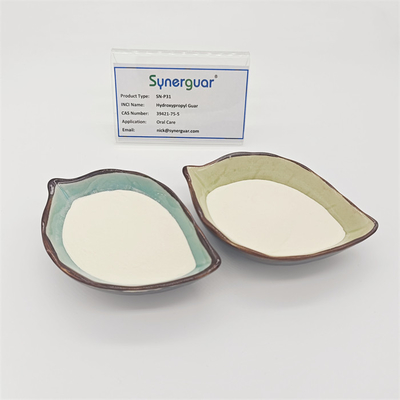 Auto-hydratant avec une viscosité moyenne Guar Hydroxypropyl pour les soins buccaux