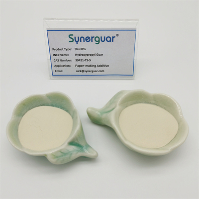 Le guar hydroxypropylique de base de CAS n° 39421-75-5 a une viscosité élevée pour l'agent à résistance sèche