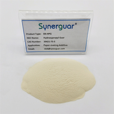 Le guar hydroxypropylique de base de CAS n° 39421-75-5 a une viscosité élevée pour l'agent à résistance sèche